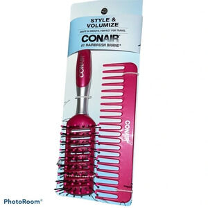 Conair  hair brush and comb set travel size New
